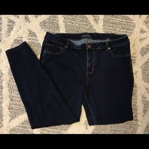 Maurices Dark Blue Skinny Jeans